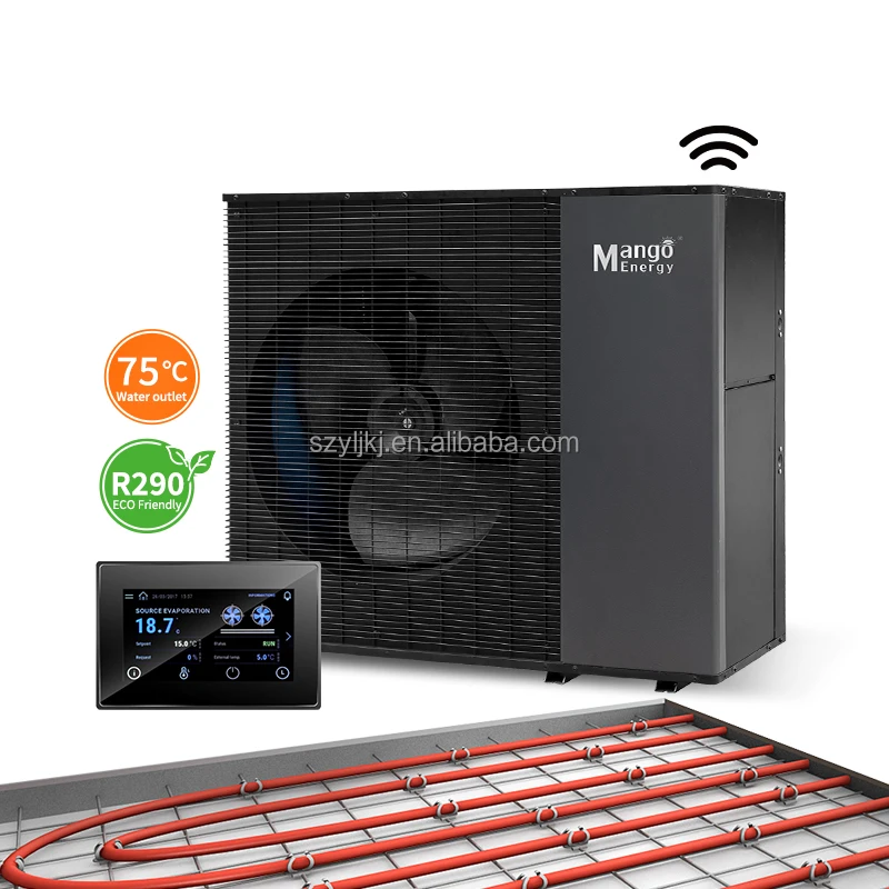 8-30 кВт r290 erp a +++ Wi-Fi тепловой насос DC инвертор воздух в воду-30 ℃ для подогрева пола Warmepumpen