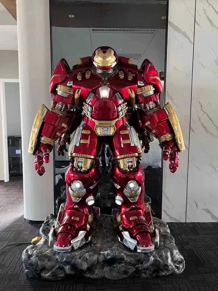 Outdoor Decoration Life Size Custom Marvel Hulkbuster Armor Mark  Resin Statue Collectible Marvel Fiberglass  Statues hot