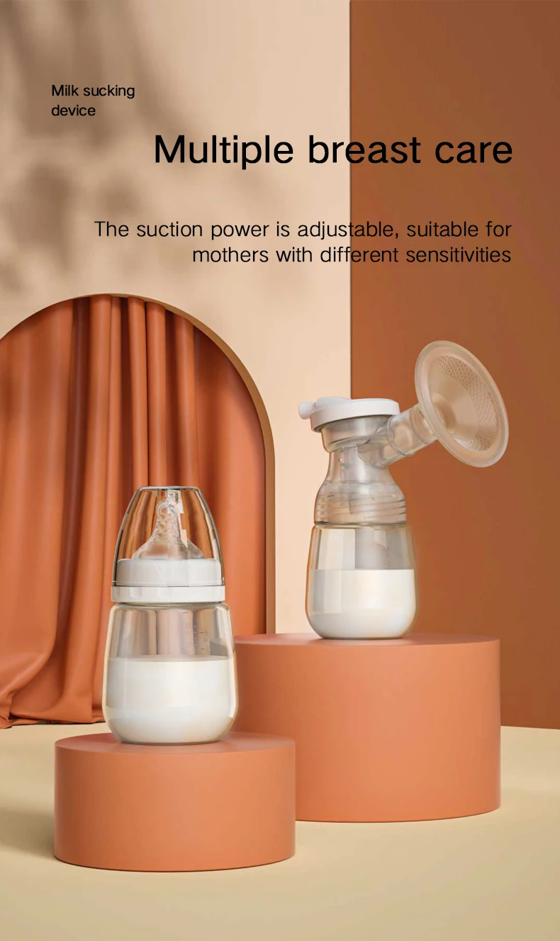 oem custom portable electric Breast pump manufacturing BPA-free silicone breast pump hands free