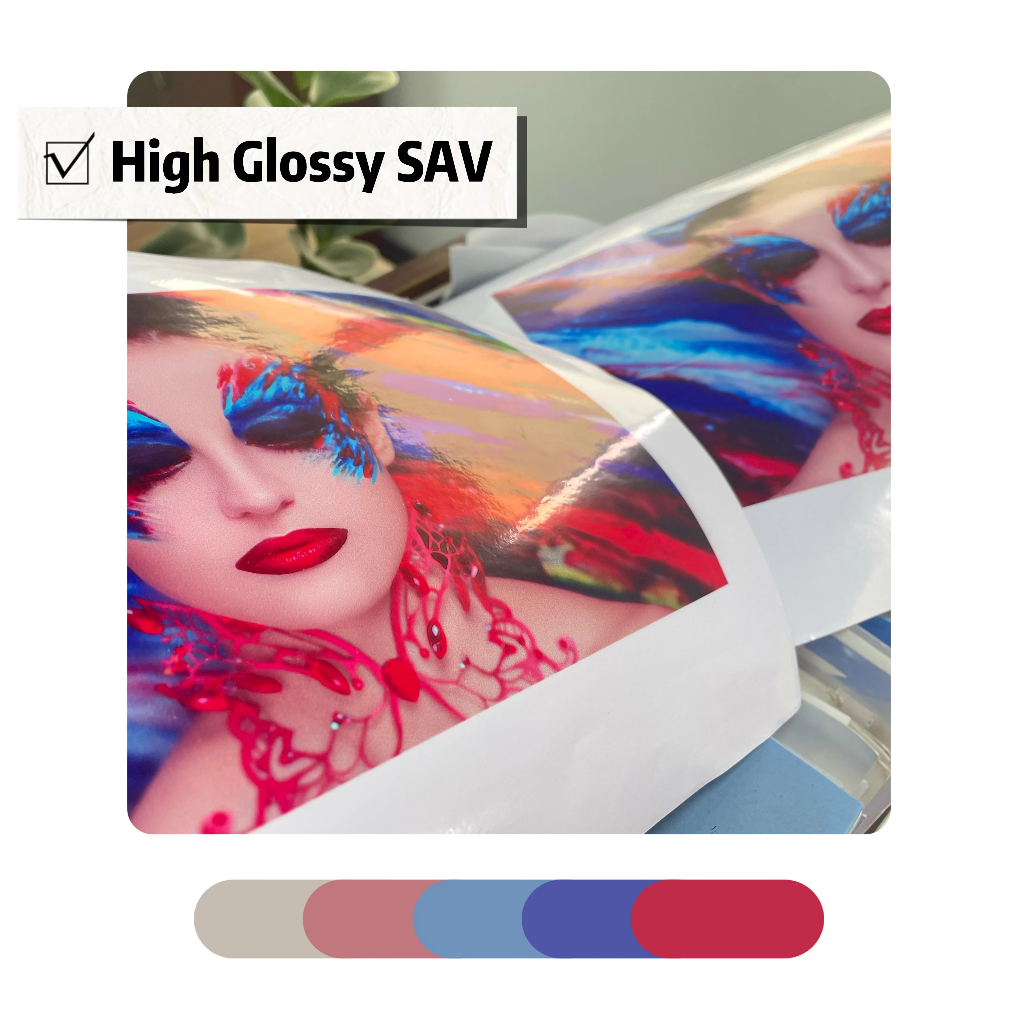 Glossy Matt White Eco Solvent Printing PVC Roll Printable Adhesive Car Vinyl Sticker Roll Self Adhesive Vinyl