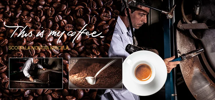 Hot Selling Premium Medium Roast 50% Arabica 50% Robusta Coffee Ground Made In Italy For Moka