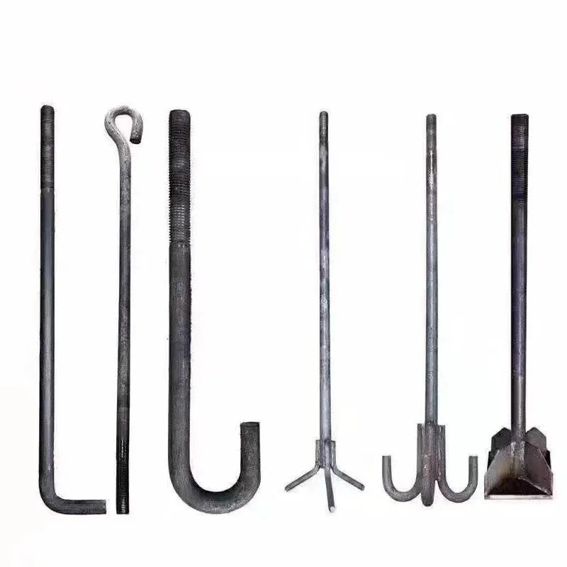 Factory Custom Carbon Steel l Type J Type Foundation Anchor Bolt