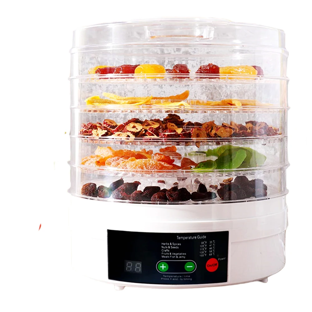 5 layer Food Dryer Dehydrator Fruit Dehydrating Beef Meat Drying Machine Mushroom dehydrated Freezer Dry