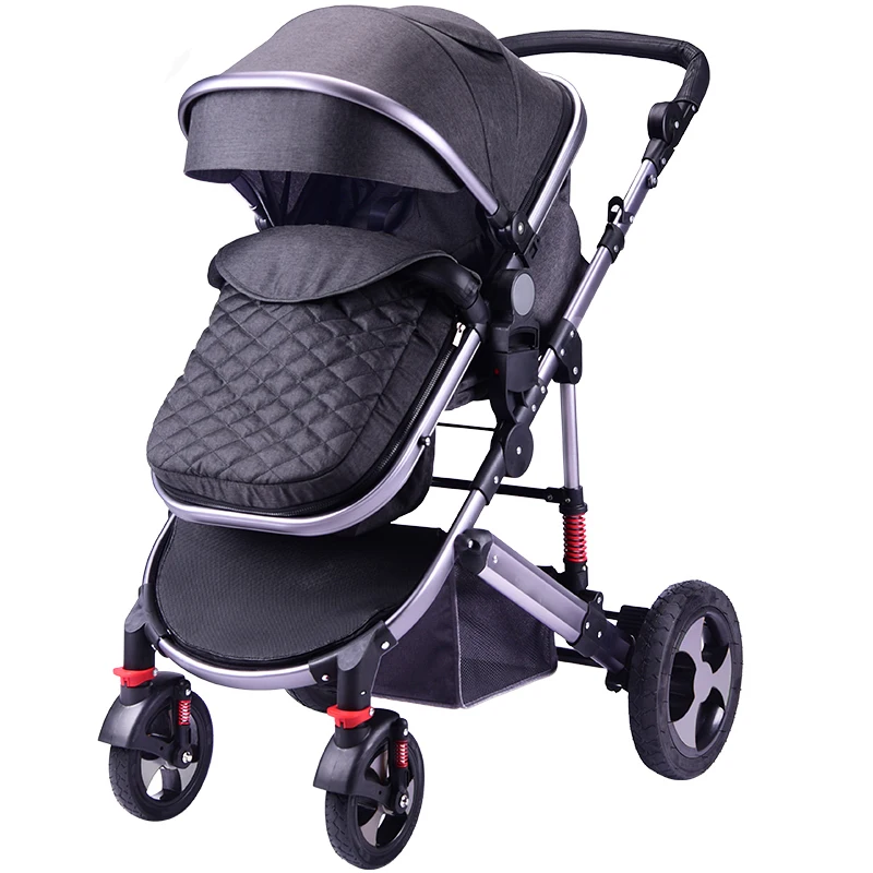 baby stroller 2019 china baby stroller factory hot mom stroller 2019/Aluminum Alloy Leather fabric 3-in-1 babystroller /