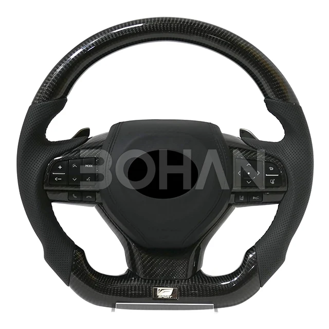 Steering Wheel, Real Carbon Fiber Steering Wheels for lexus LX470 LX570 GX460 ES350 GS300 LS460 ES GS SUV 2013-2020