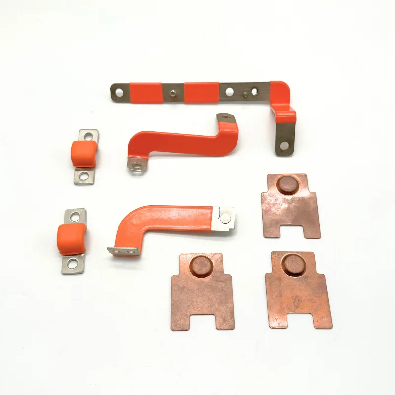 Custom Lug Enclosed Nickel Flexible Copper Busbars Connector with Screw for Battery Box