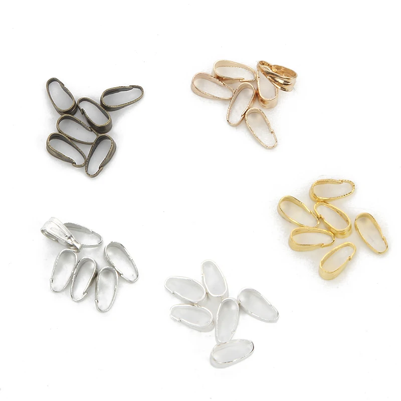 100Pcs/bag Melon Seeds Buckle Pendants Clasps Hook Connectors Clips For Jewelry Making DIY Bracelets Handmade Supplies