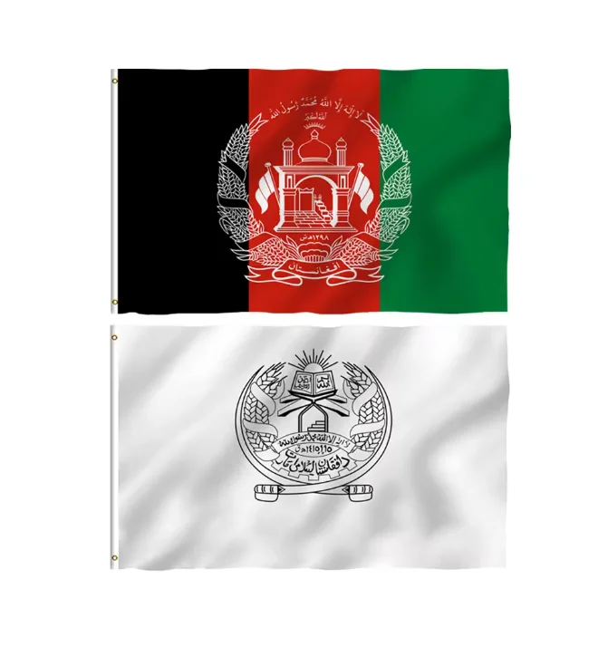 Wisezone Flagnshow Custom Size flag Afghanistan Flag Digital Printing 100% Polyester Afghan Flag for sale