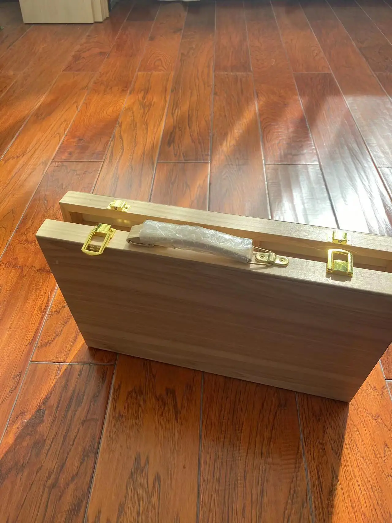 Backgammon Board Game Set  Folding Portable Travel game Set with Wooden Playing Pieces portable