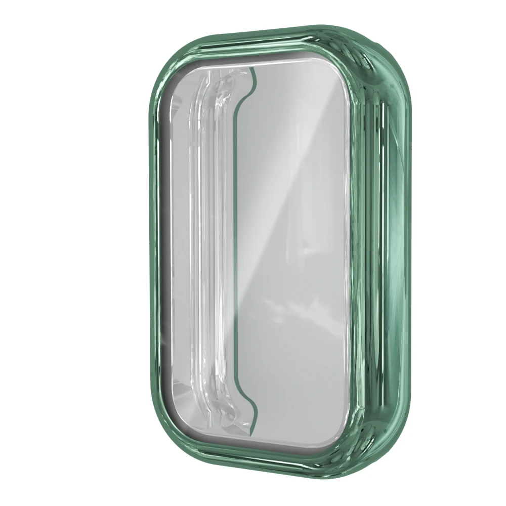 Full Cover TPU Screen Protector For Xiaomi smart band 8 active Electroplated Silicone Watch Cover Case For mi smart band8 active
