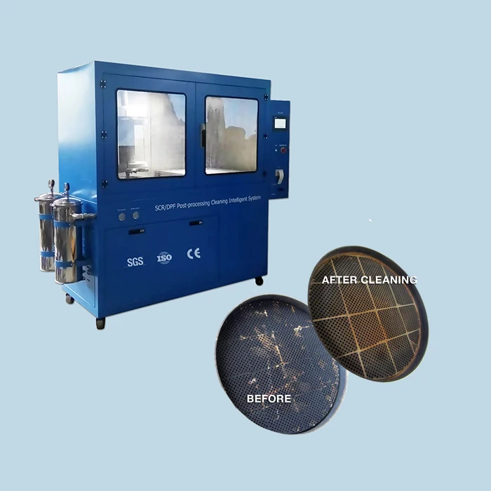 Dpf Doc Scr catalyst exhaust system cleaning machine for car, truck, bus