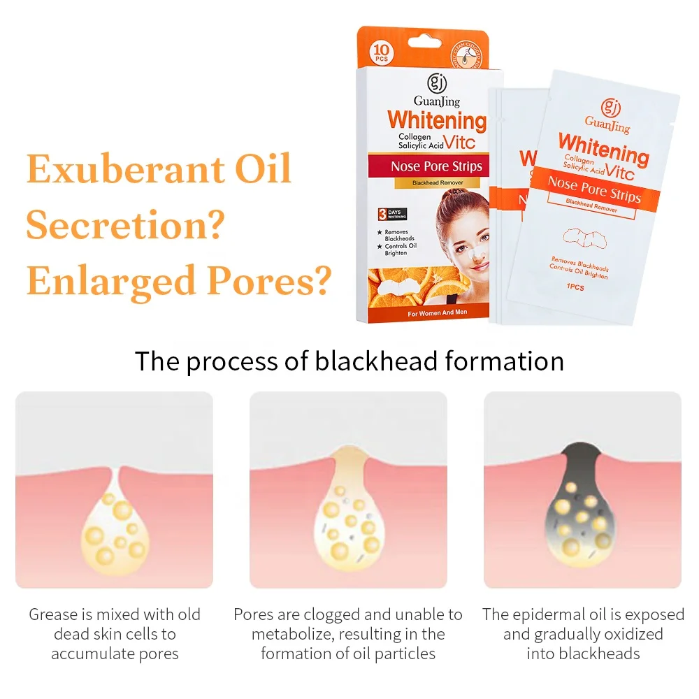 Wholesale Beauty Blackhead Remover Stickers Plants Purifying Strips Deep Mask Clean Nose Pore Strip