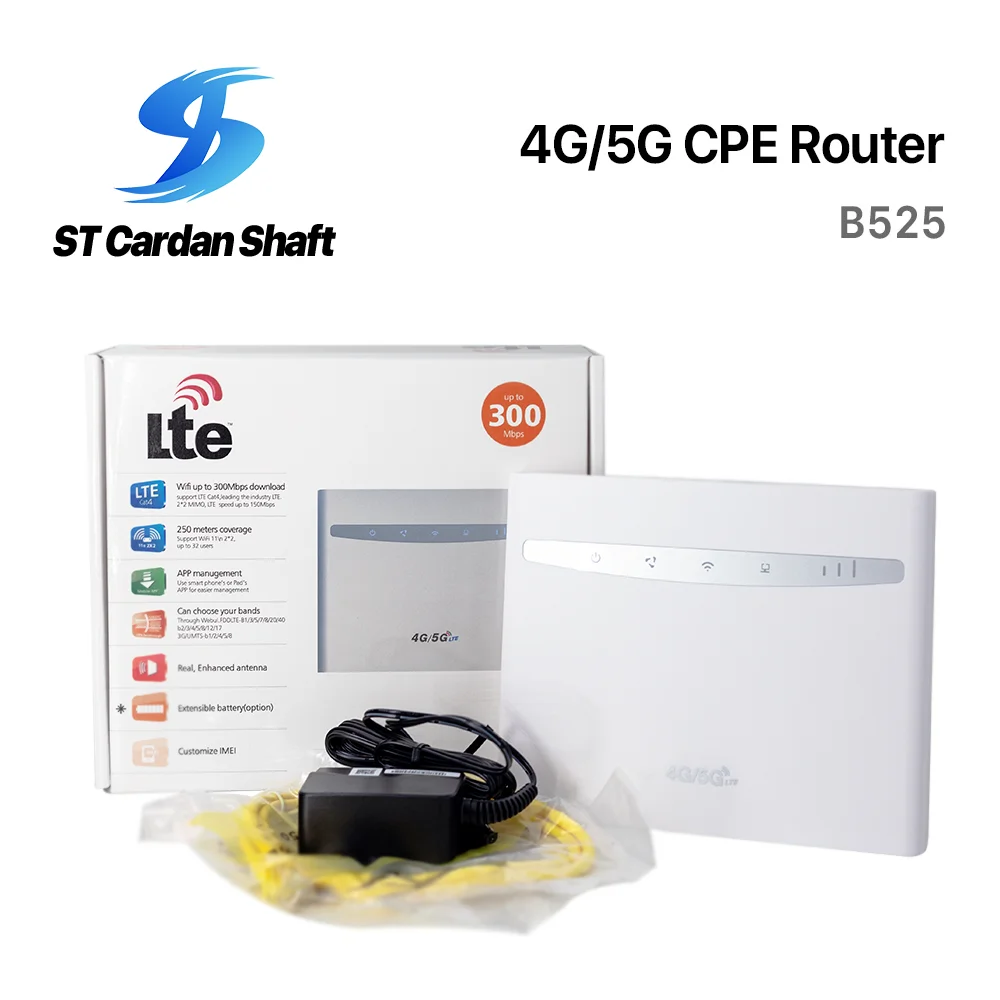  Sitong LG229 разблокированная Модифицированная 4g внешняя антенна B525 + 4G CPE Wi-Fi роутер со слотом для