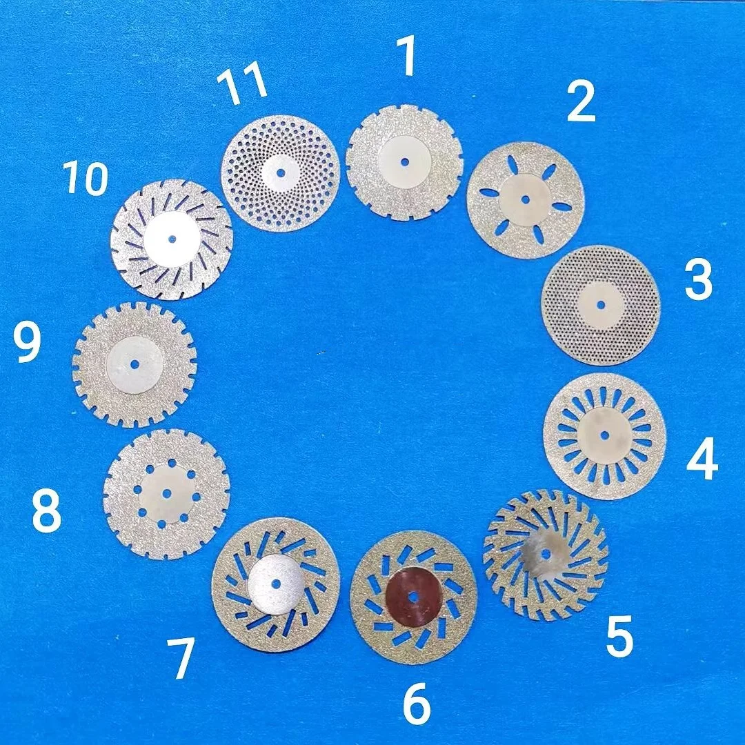 Dental Diamond Fast cutting plaster disc Dental lab Flexible Sintered Diamond Cutting Disc