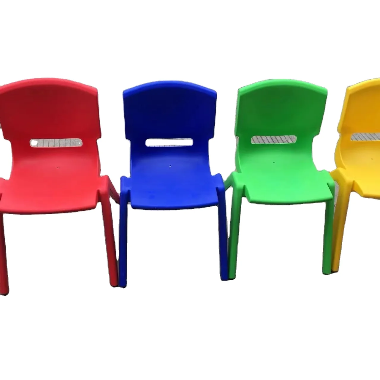 Kindergarten Plastic Chairs Durable Plastic Furniture Wholesale Study Chairs with Different Heights for Different Ages