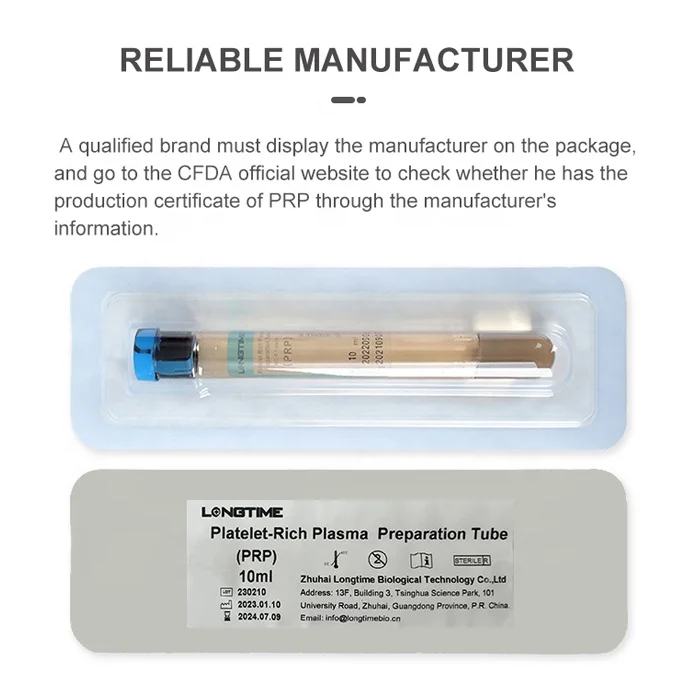 LONGTIME CE Centrifuge Machine for PRP Tube PRF Platelet Rich Plasma Centrifugal