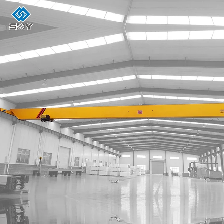 Factory  customization 3 t lifting workshop hanger EOT single girder overhead bridge crane 2t 3t 5t for sale