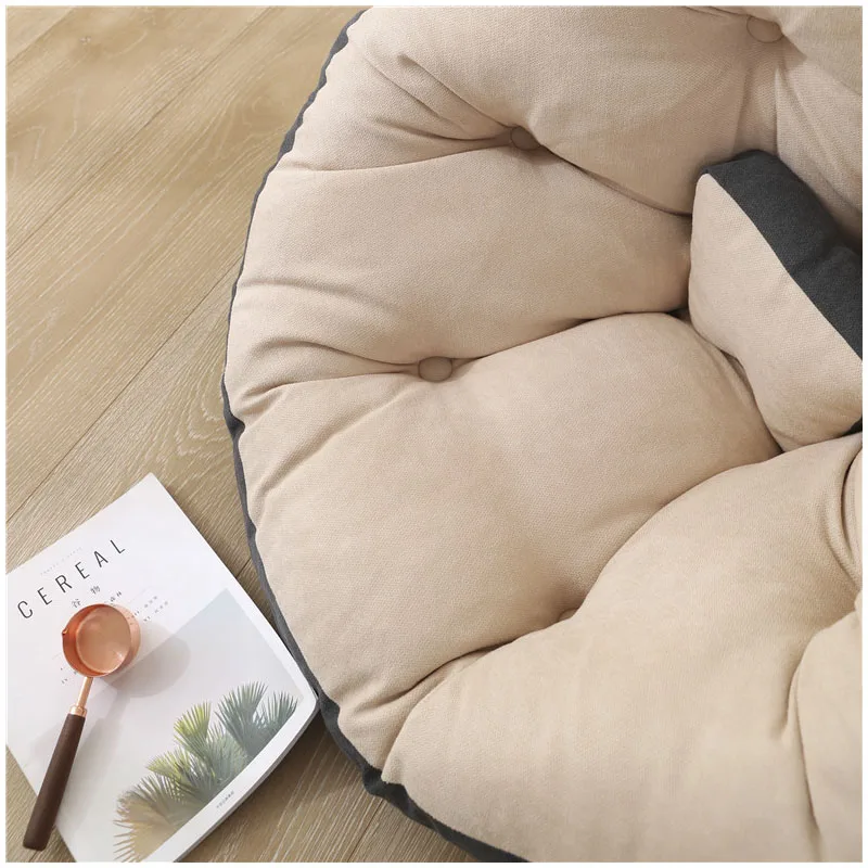 Machine washable multiple colors egg roll shape room large bean bag sofa Floor Cushion chair for adult kids