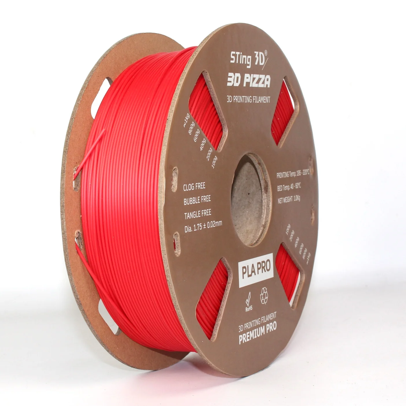 Sting3d PLA pro нить 175 мм 3d PLA plus нить 1 кг устойчивая PLA filamentos шелковая филаментос 3d filamentos
