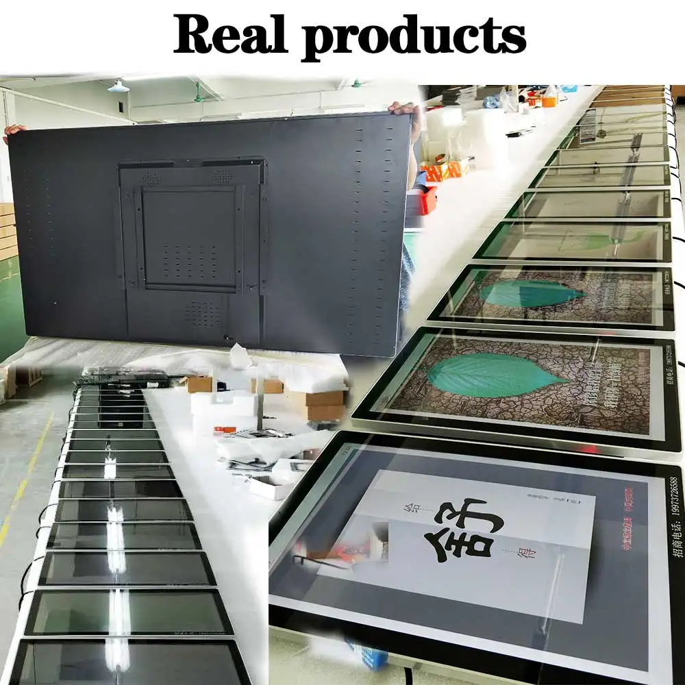Retail Store Wall Mounted or Hanging Android Information Advertising Player Design Multi-Touch Displays Touch Screen Monitor