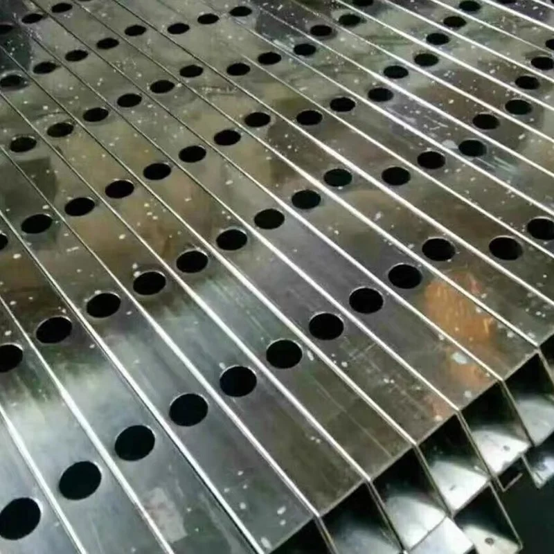 automatic manual square round tube hole hydraulic punching cutting machine cnc plc with competitive price and high