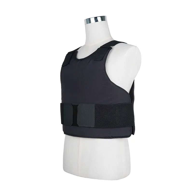 H Win OEM Wholesale Tactical Vest for Hunting Anti-Stab Black Nylon Plate Carrier with Hard/Soft Plates Soft and Safe Feature