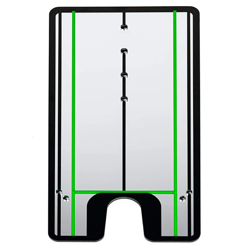 Factory Wholesale Golf Training Putter Acrylic Swing Practice Corrector with Push Rod Putting Green Golf Action Assist Mirror