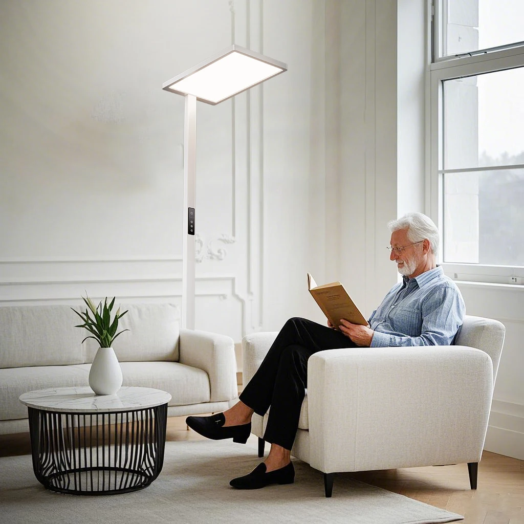 110W 4000K Floor Lamps Standing Home Decor Luxury Steel Floor Lamp for Living Room Decor Floor Lamps Office Touch Control