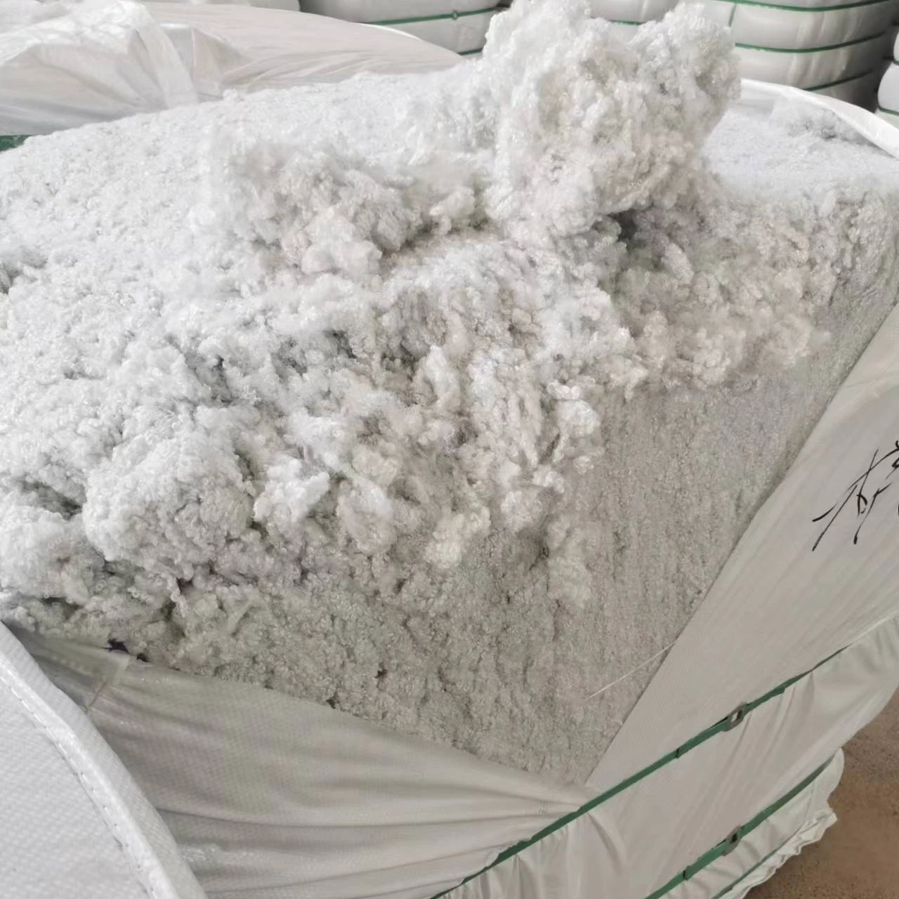 mattress cushion polyester fiber for vertical cotton hollow conjugated non-siliconized  7D/15D/25D fiber feel hard china