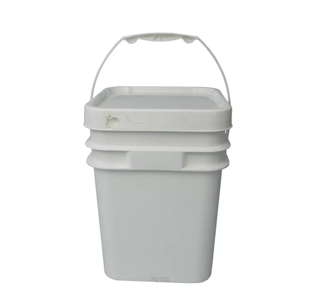 High Quality Low Price Square Plastic Buckets With Lid