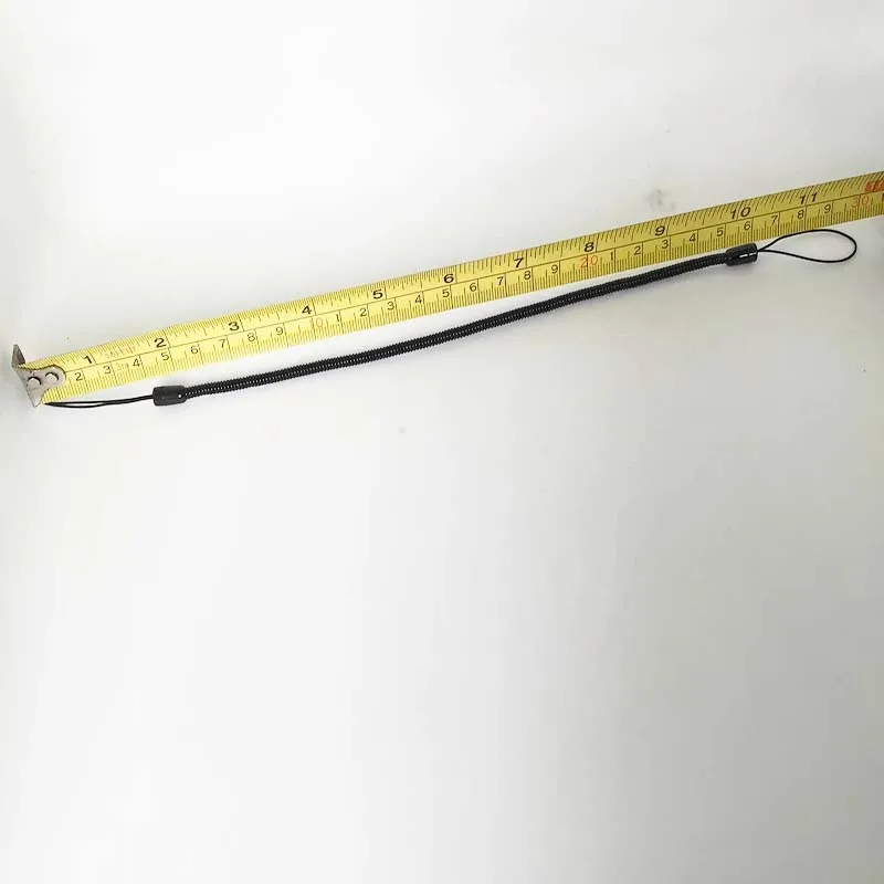 Elastic Spring Straps Metal Plastic Key Chain Clip Mobile Rings Spiral Cord Handheld Rope Anti-Lost Man-carried Lanyard