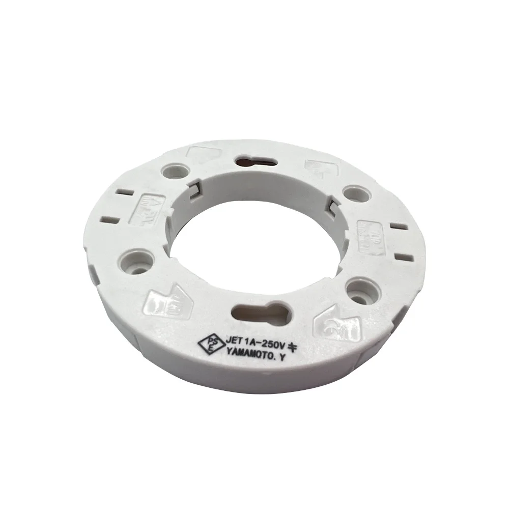 hot sale GX53 fluorescent lamp holder white LED UV plastic lamp holders & lamp bases