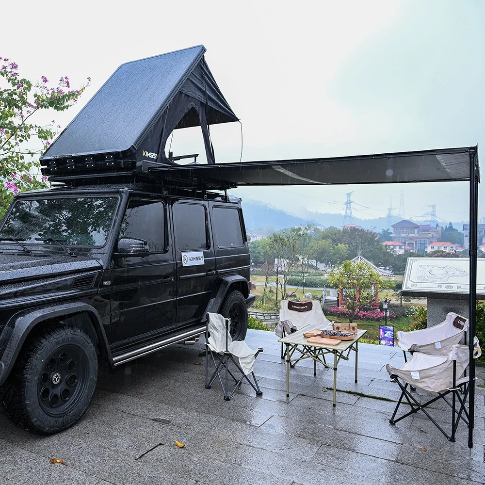 Automatic Waterproof Aluminum Car Side Awning Outdoor Side Awning Tent Awning For Sun Shade