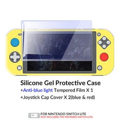DATA FROG Silicone Protective Case For Nintend Switch Lite Game Console Protective Skin For Nintendo Switch NS Lite Accessories