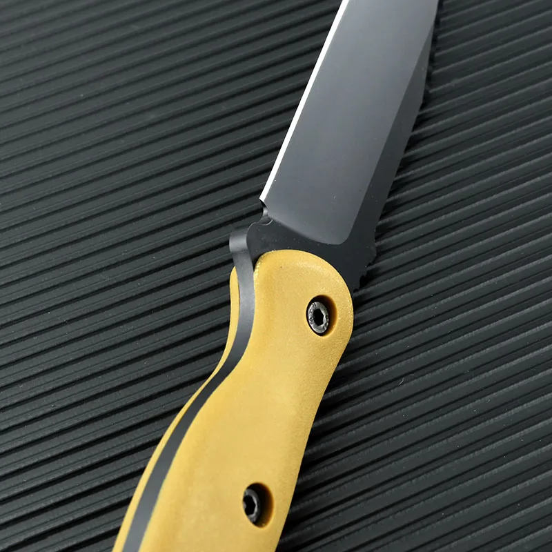 Tactic knife survival EDC knives fixed blade Outdoor hunting knife with kydex sheath