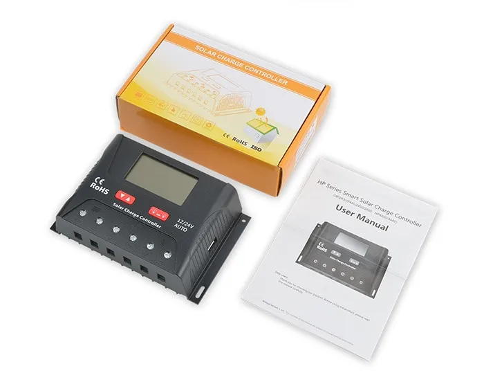 Полный комплект солнечных панелей на 100 Вт для стартового комплекта RV Off Grid с батареей и ЖК-дисплеем 30 А смарт-регулятор со светодиодом максимум