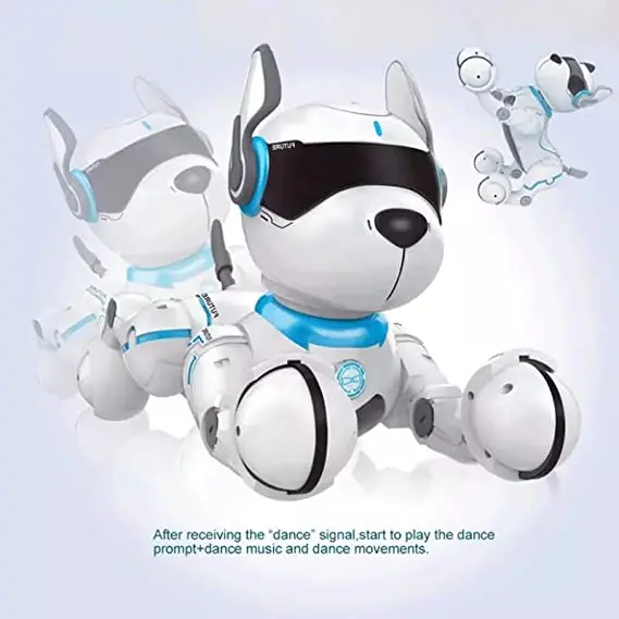 Toy Dog Robot Voice Control Programmable for Smart Kids