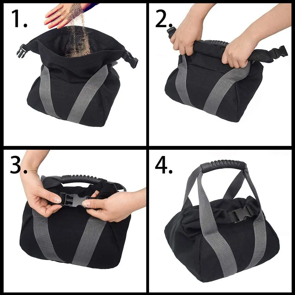 Waterproof Durable Functional Fitness Weights Gym Sand Bags Workout Heavy Duty Training Sandbag