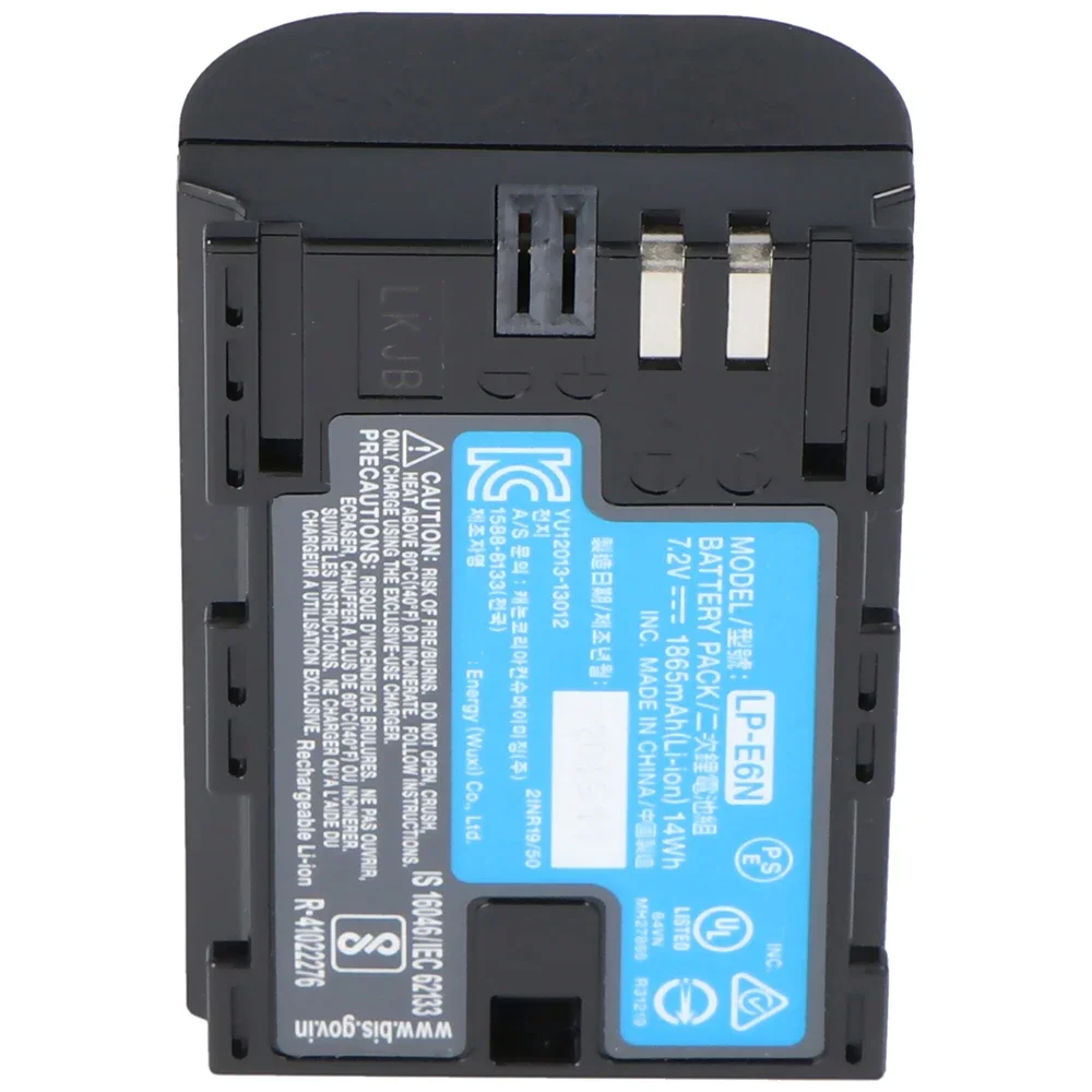 Оригинальный LP-E6N аккумулятор LPE6N для камеры Canon EOS R 5D Mark IV III 5DS 5DSR 6D 7D II 90D 80D 70D 60D 60Da