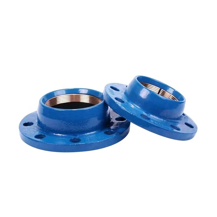 Round DI Flanged Adapter Ductile Iron Quick Flange Adaptor with PN10/16 for PE/PVC pipe
