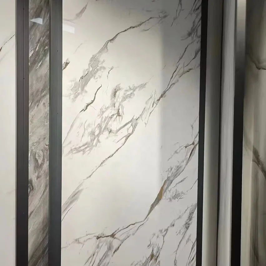 Cheap Price Onyx 2800*1220 Marble Form Decorations Alternative Pvc Marble Panel for  Bathroom