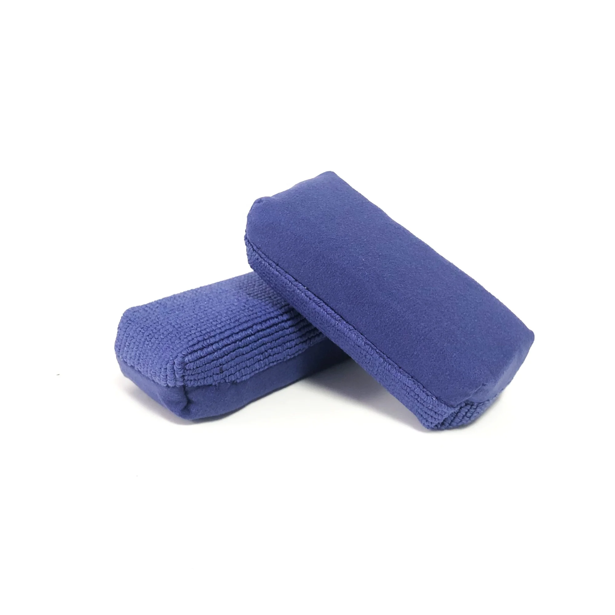 Selected Auto ultra fine microfiber ceramic coating applicator with plastic barrel suede peal towel foam waxing applicator pad