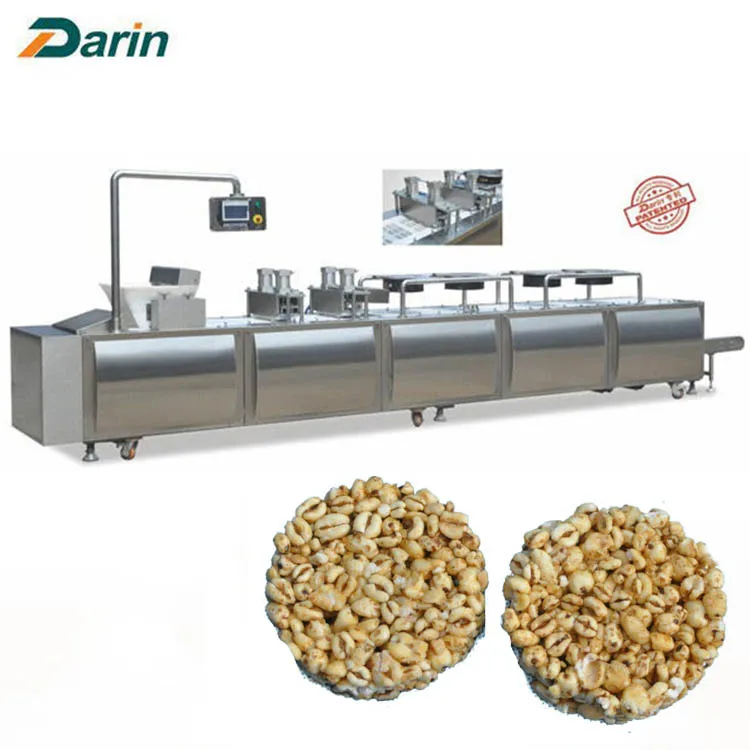 High Automatic Rice Filled Bar Core Filling Puffed Snack Food Extrusion Producing Machine Plant