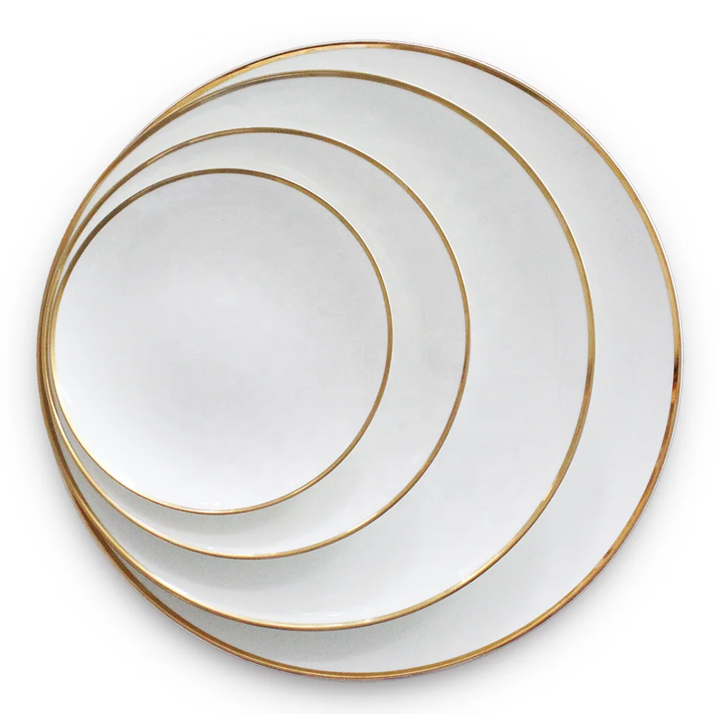 High Quality fine bone china tableware used restaurant dinnerware for wedding tableware