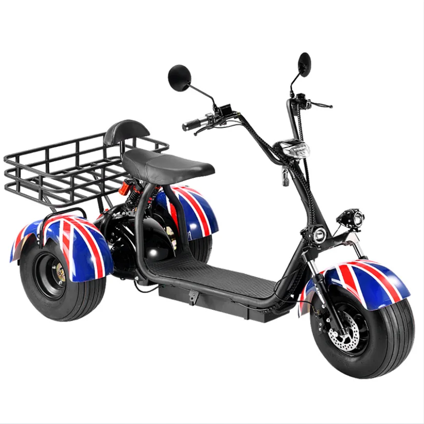 electro electrique electric Scooter 3 wheel bike electric tricycle