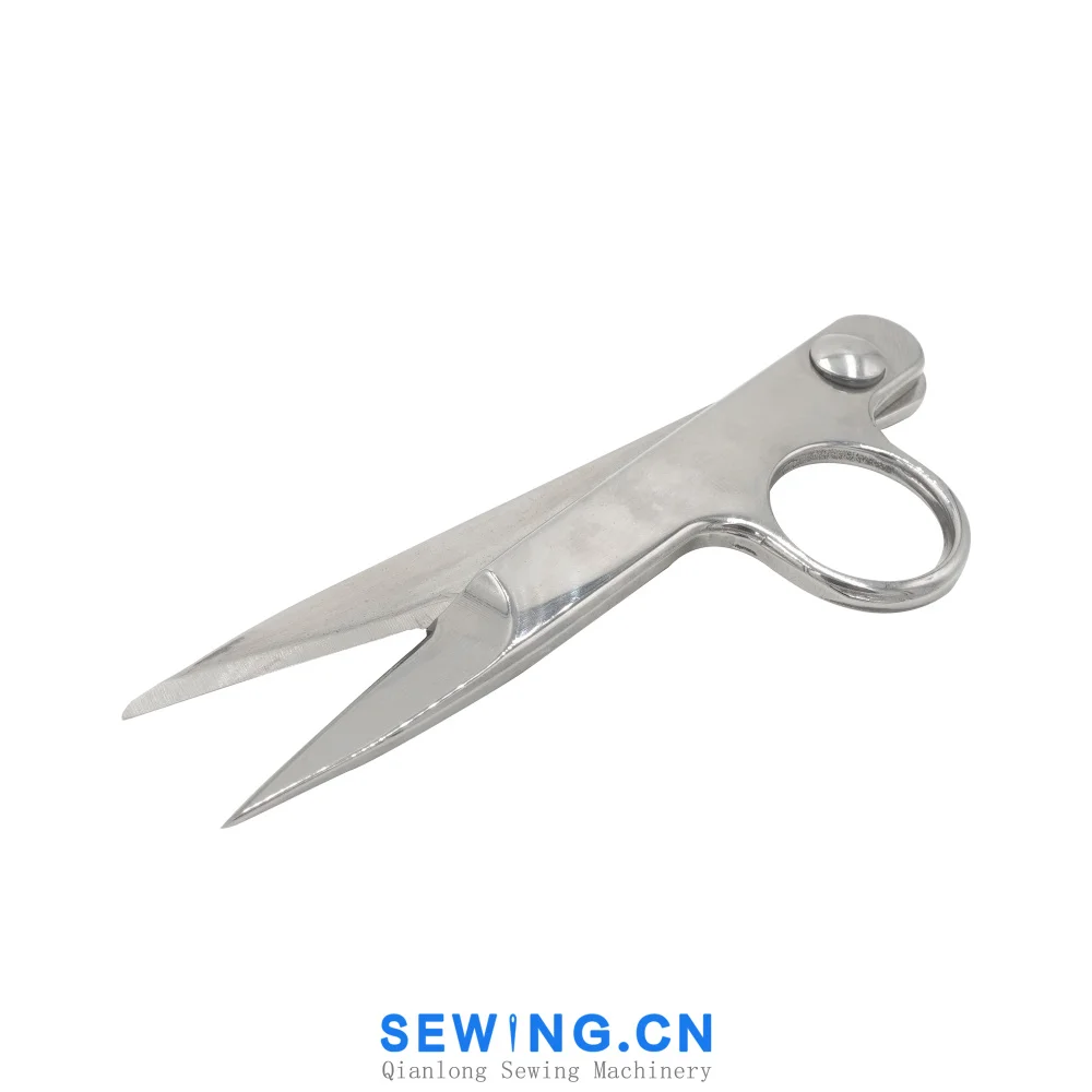 Все стальные ножницы для ниток, вышивка крестиком, V-образная Бытовая портная пряжа, ножницы для рыбалки