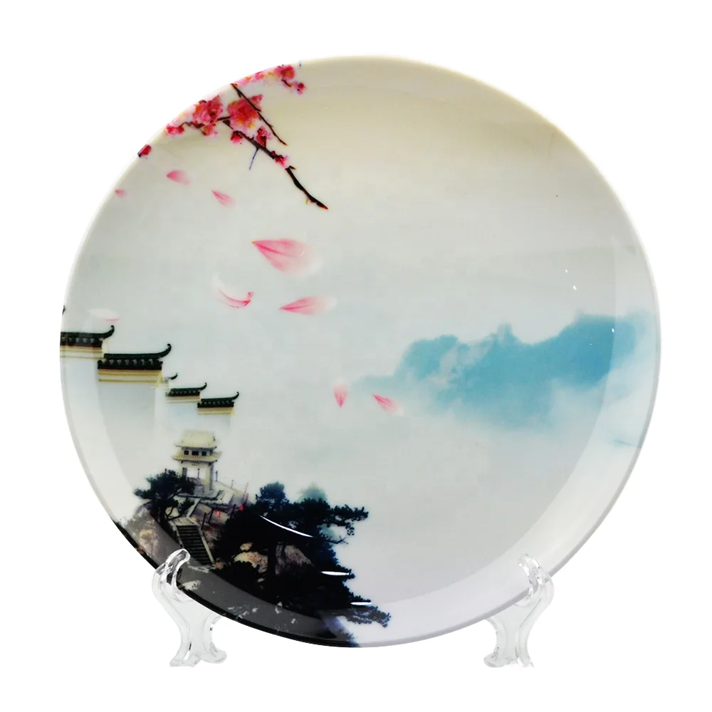 KaiMai Plate Sublimation Ceramic Wholesale Luxury Dinnerware Porcelain Plates High Quality Dinner Plate and Dishes