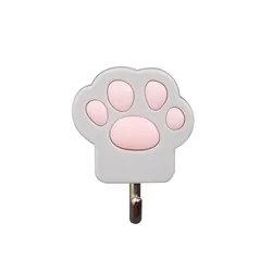 Wholesale Household Cat Paw Print Double Sided  Adhesive Wall Towel Hooks