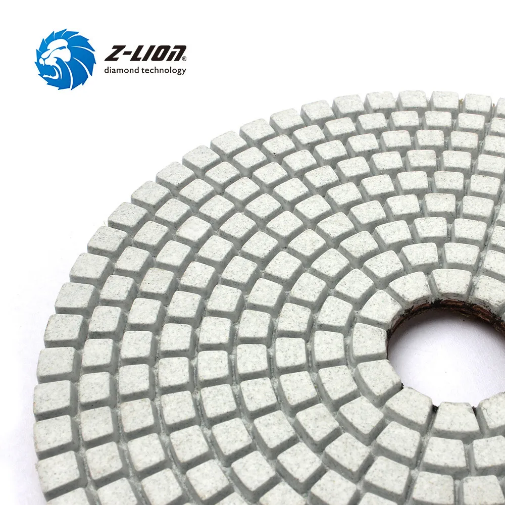 7 Steps Diamond Resin Bond Wet Flexible Polishing Disc for Stone Granite Marble Quartz ES