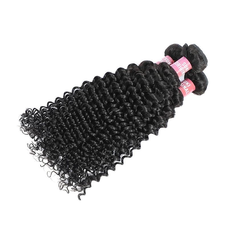Индийский поставщик волос с выравненной кутикулой, 1b натуральные черные пряди натуральных волос с глубокой волной и кружевной застежкой 4*4 для черных женщин